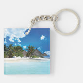 Porte-clés Plage exotique (Dos)