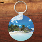 Porte-clés Plage exotique (Recto)