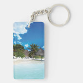 Porte-clés Plage exotique (Dos)