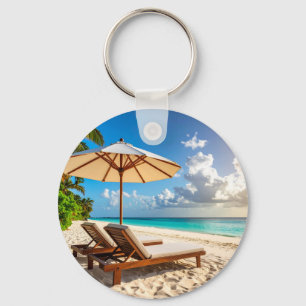 Porte-clés Plage incroyable