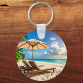 Porte-clés Plage incroyable (Recto)