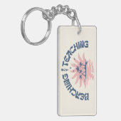 Porte-clés Plage Pas Enseigner Drôle Enseignant Pause d'été (Devant gauche)