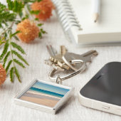 Porte-clés Plage Photo Ocean Blue Pittoresque (Côté)