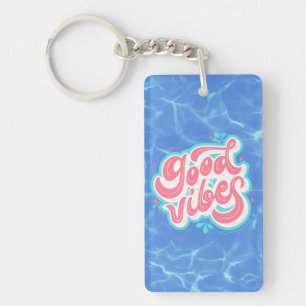 Porte-clés Plage/piscine Good Vibes