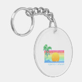 Porte-clés Plage Rétro Grand Cayman (Devant gauche)