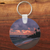 Porte-clés Plage romantique à Dusk (Recto)