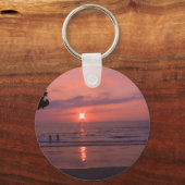 Porte-clés Plage romantique Hawaii Sunset Ocean Beach (Recto)
