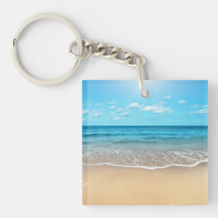 Porte-clés Plage sablonneuse parfaite
