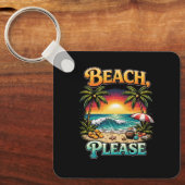 Porte-clés Plage, S'il vous plaît (Recto)