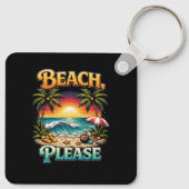 Porte-clés Plage, S'il vous plaît (Dos)