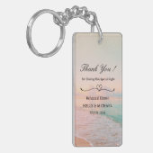 Porte-clés Plage Thème Répétition Dîner Favoriser (Devant gauche)