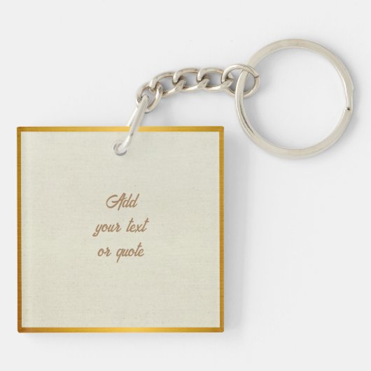 Porte-clés Plage tropicale moderne Palm Trees Sunset Vacances (Dos)