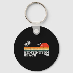 Porte-clés Plage vintage Huntington Beach Californie Surf rét