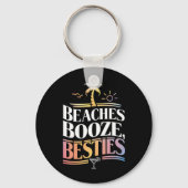 Porte-clés Plages Booze & Besties Coconut Tree été (Recto)