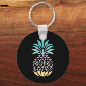 Porte-clés Plages d'Aloha Hawaii Hawaii Pineappa Cute Beach (Recto)