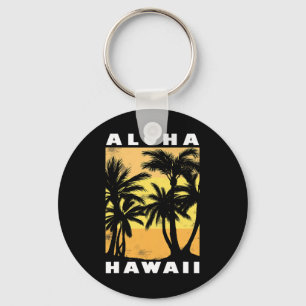 Porte-clés Plages d'Aloha Hawaii Palm Beach Vacances Vintage