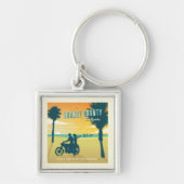 Porte-clés Plages du comté d'Orange, Californie (Devant)