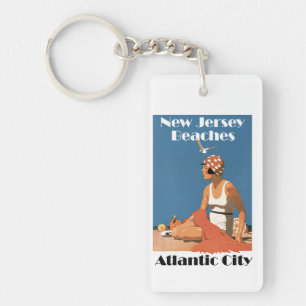 Porte-clés Plages du New Jersey ~ Atlantic City