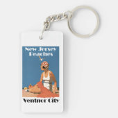 Porte-clés Plages du New Jersey ~ Ventnor City (Dos)