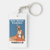 Porte-clés Plages du New Jersey ~ Wildwood (Dos)