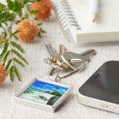 Porte-clés Plages tropicales | L'île de La Digue (Côté)