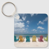 Porte-clés Plages tropicales | Palm Beach, Aruba (Recto)