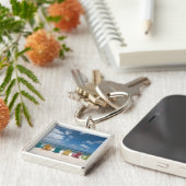 Porte-clés Plages tropicales | Palm Beach, Aruba (Côté)