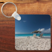 Porte-clés Plages tropicales | Sandy Beach, Anguilla (Recto)