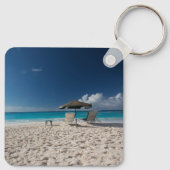 Porte-clés Plages tropicales | Sandy Beach, Anguilla (Dos)