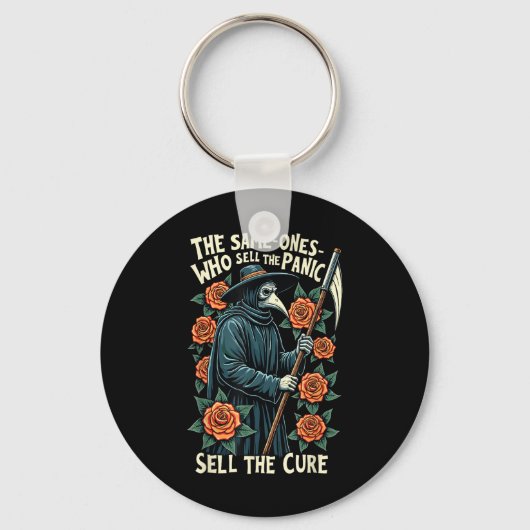 Porte-clés Plague Doctor The Same One Who Sells The Panic Sel (Recto)