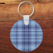 Porte-clés Plaid bleu (Recto)