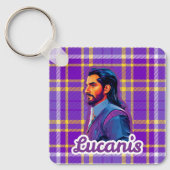 Porte-clés Plaid Crow Keychain (Recto)