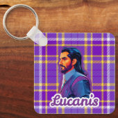 Porte-clés Plaid Crow Keychain (Recto)