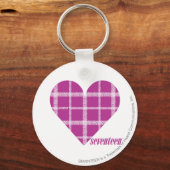 Porte-clés Plaid Purple 2 (Recto)