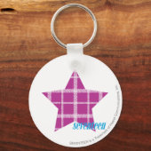 Porte-clés Plaid Purple 3 (Recto)