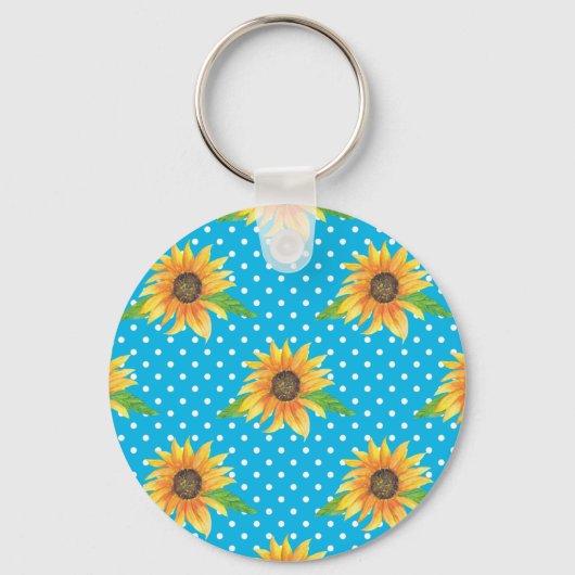Porte-clés Plaine de tournesol (Recto)