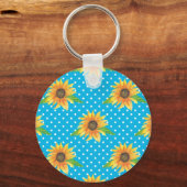 Porte-clés Plaine de tournesol (Recto)