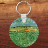 Porte-clés Plaine près d'Auvers par Vincent van Gogh (Recto)