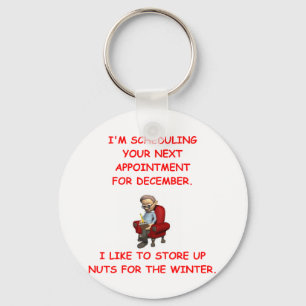 Porte-clés plaisanterie de psych