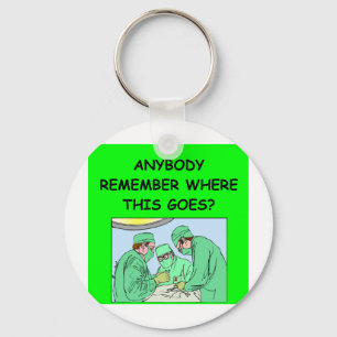 Porte-clés plaisanterie drôle de médecin