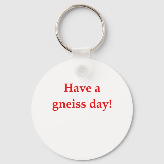 Porte-clés plaisanterie géologique (Recto)