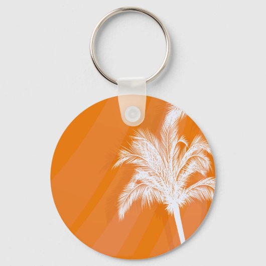 Porte-clés Plam Trees au coucher du soleil (Recto)