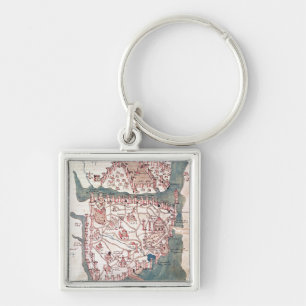 Porte-clés Plan de Constantinople