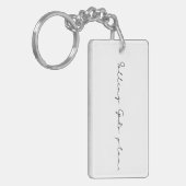 Porte-clés Plan de Dieu Art inspirationnel Dieu Art Evangile  (Devant gauche)