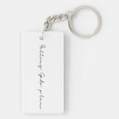 Porte-clés Plan de Dieu Art inspirationnel Dieu Art Evangile  (Dos)