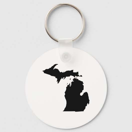 Porte-clés Plan de l'État du Michigan (Recto)
