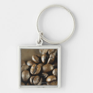 Porte-clés Plan rapproché des grains de café