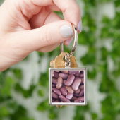 Porte-clés Plan rapproché des haricots nains (main)