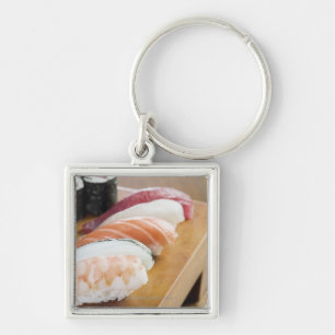 Porte-clés Plan rapproché des sushi sur une table