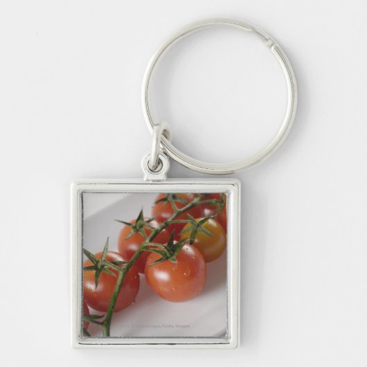 Porte-clés Plan rapproché des tomates sur un plateau (Devant)